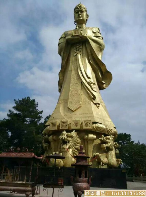 大型人物鑄銅雕塑 景觀(guān)人物銅雕塑定制